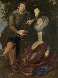 Rubens och Isabella Brant i kaprifolbersån