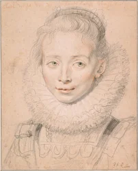 Rubenss dotter Clara Serena Så kallad Maid of Honor av Infanta Isabella, c.1623