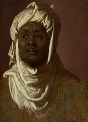Studie för Balthazar, c.1609-11 (olja på papper fastställt på panel)