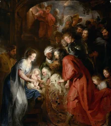 De vise männens tillbedjan, ca 1619