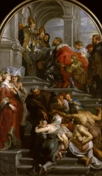 Sankt Bavos omvändelse, 1623-1624