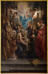 The Dispute of the Holy Sacrament, c.1609 (olja på panel)