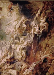 The Fall of the Damned (målning på ek)