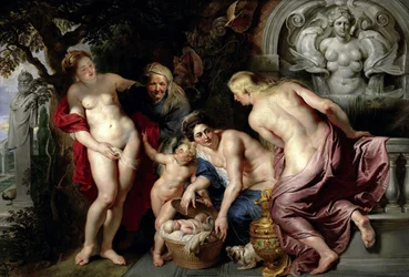 Fyndet av barnet Erichthonius, ca. 1615.