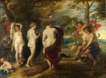 The Judgment of Paris, c.1632-35 (olja på panel)