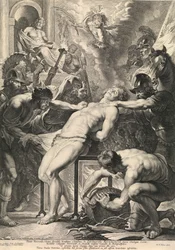Sankt Laurentius martyrskap (gravyr)