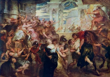 The Rape of the Sabine Women, c1635-1640, 1912.