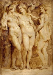 De tre gracerna, ca 1620-1623