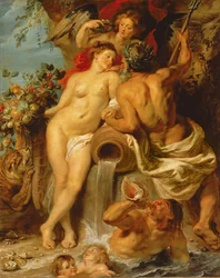 The Union of Earth and Water, c.1618 (olja på duk)