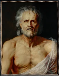Den döende Seneca (målning på trä)