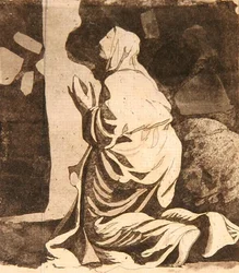 Elia i vildmarken (akvatint)