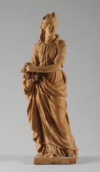 Maquette för en figur av överflöd