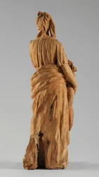 Maquette för en figur av överflöd
