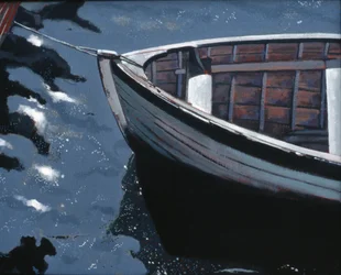 Dockside: Stockholm, 2004 (oil on canvas)