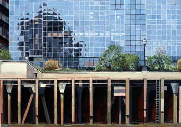 Near London Bridge, 2006 (olja på duk)