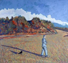 Skugga på stranden, 2000