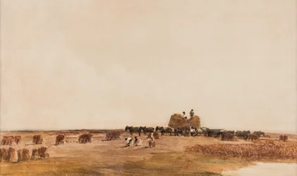 Harvest Time, okänt datum (akvarell på papper)