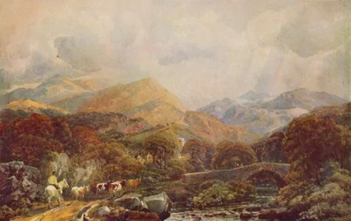 Bergigt landskap, c1800-talet