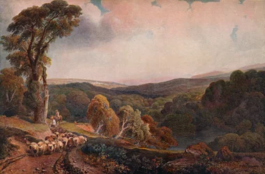 Nära Lowther Castle, c1818