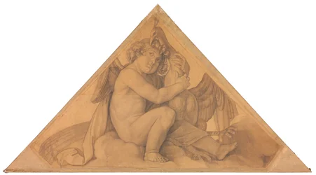 Eros mit dem Pfau