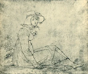 Porträtt av Elizabeth Malß, c1811, 1943.