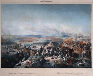 Napoleonkriget - rysk kampanj 1812: Slaget vid Borodino (eller slaget vid Moskva) mellan Frankrike och Ryssland, 7 september 1812 (Slaget vid Borodino den 26 augusti
