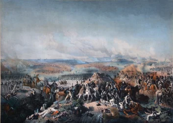 Slaget vid Borodino den 26 augusti 1812, första kvartalet av 1800-talet.