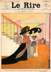 Framsidan av Le Rire, eller skratt, 29 maj 1909