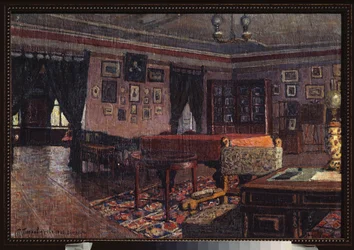 Vardagsrummet i Peter Ilich Tchaikovskys hus