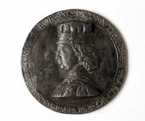 Medalj föreställande Borso d