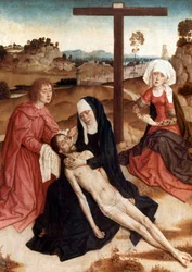Lamentation Over The Dead Christ, ca 1444 (olja på panel)