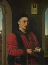 Porträtt av en ung man, 1450-1460