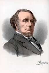 Richard Monckton Milnes, 1:e baron Houghton, engelsk poet och politiker, c1890.