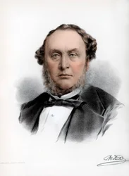 Sir Michael Costa, italienskfödd brittisk kompositör och dirigent, c1890.