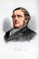 William Vernon Harcourt, brittisk liberal statsman, c1890.