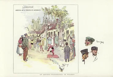 En konstnärs vandringar, i Picardie