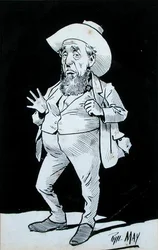 Cowboy (bläck på papper)