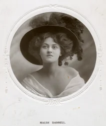 Maudi Darrell, brittisk skådespelerska, c1908.