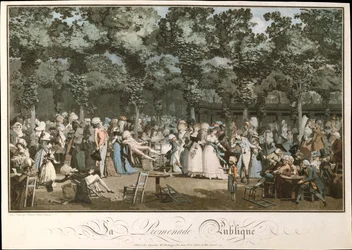Den offentliga strandpromenaden, 1792