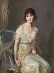 Porträtt av Dona Maria Mercedes de Alvear