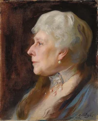Porträtt av prinsessan Henrik av Battenberg (prinsessan Beatrice av Storbritannien)