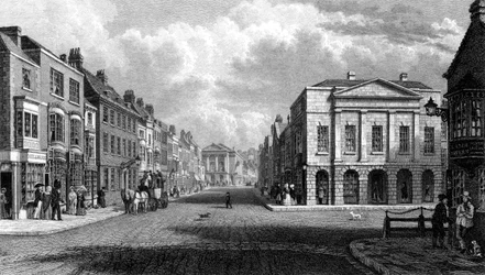 The High Street, Newport, Isle of Wight, 1844.