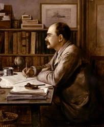 Rudyard KIPLING, Porträtt 1899 (olja på duk)