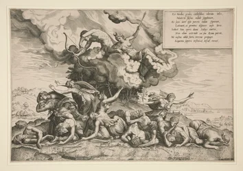 Apollo och Artemis dödar Niobe