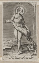 Gratia Dei, från Prosopographia, ca. 1585-90., ca. 1585-90.