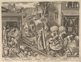Prudence Prudentia från The Virtues, ca. 1559-60.