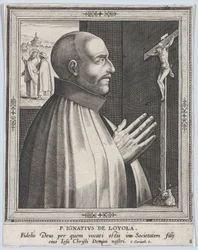 Sankt Ignatius av Loyola, ur serien Manliga grundare av religiösa ordnar, före 1610.