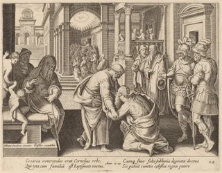 Cornelius tillber Sankt Peter