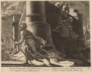 Saint Paul flyr från Damaskus