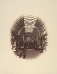 Vy i Central Hall, Konstskattutställningen, Manchester, 1857.